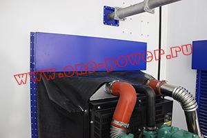 Система охлаждения дизельного двигателя электростанции